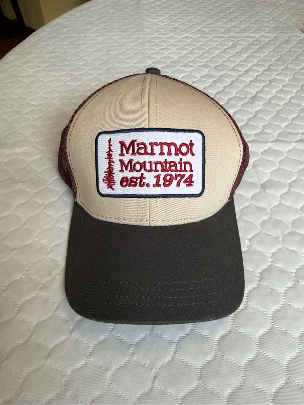 Marmot Retro Trucker Hat Oatmeal Snapback